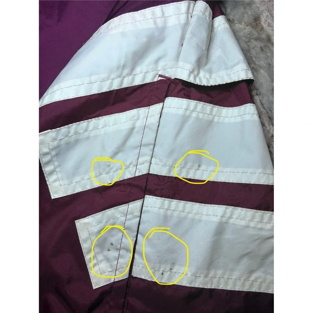 Vintage Adidas Windbreaker Jacket Men's XXL. Hooded, Full Zip, Three Stripes.
